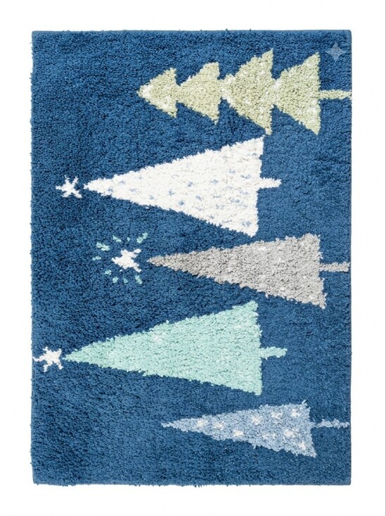 Other - Frosty Christmas Trees Holiday Accent Rug / Bath Mat 🌲